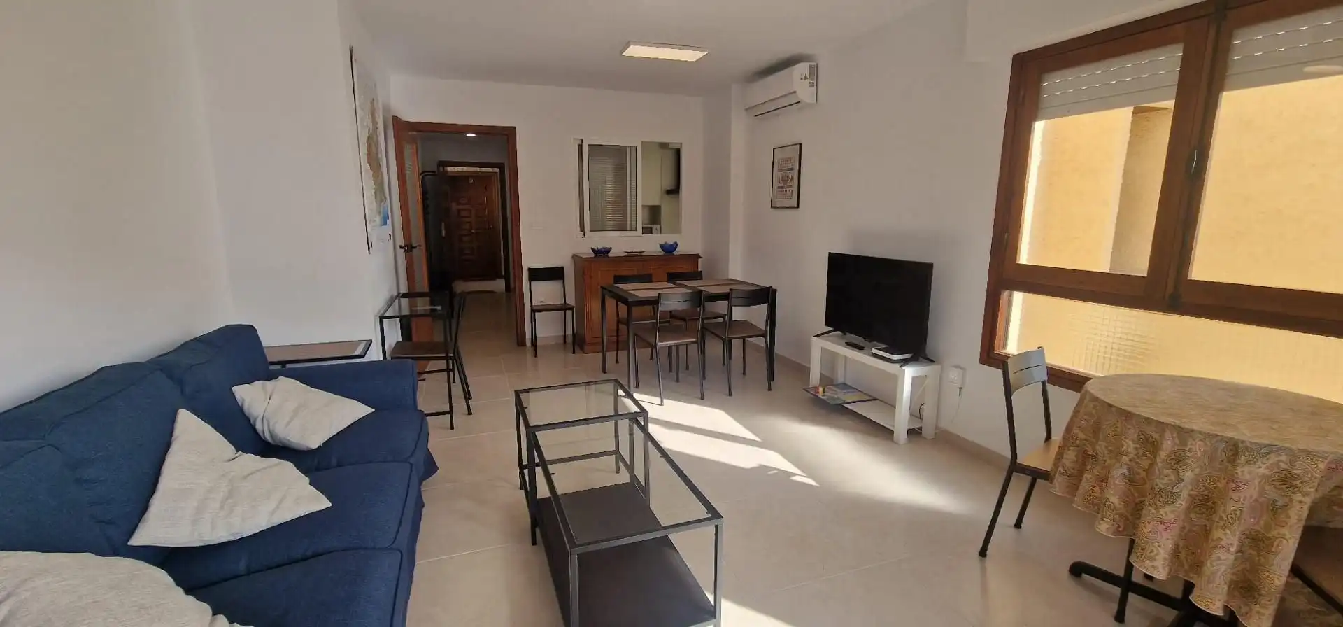 Wohnzimmer von Wohnung zur Miete in Águilas mit Klimaanlage und Möbliert