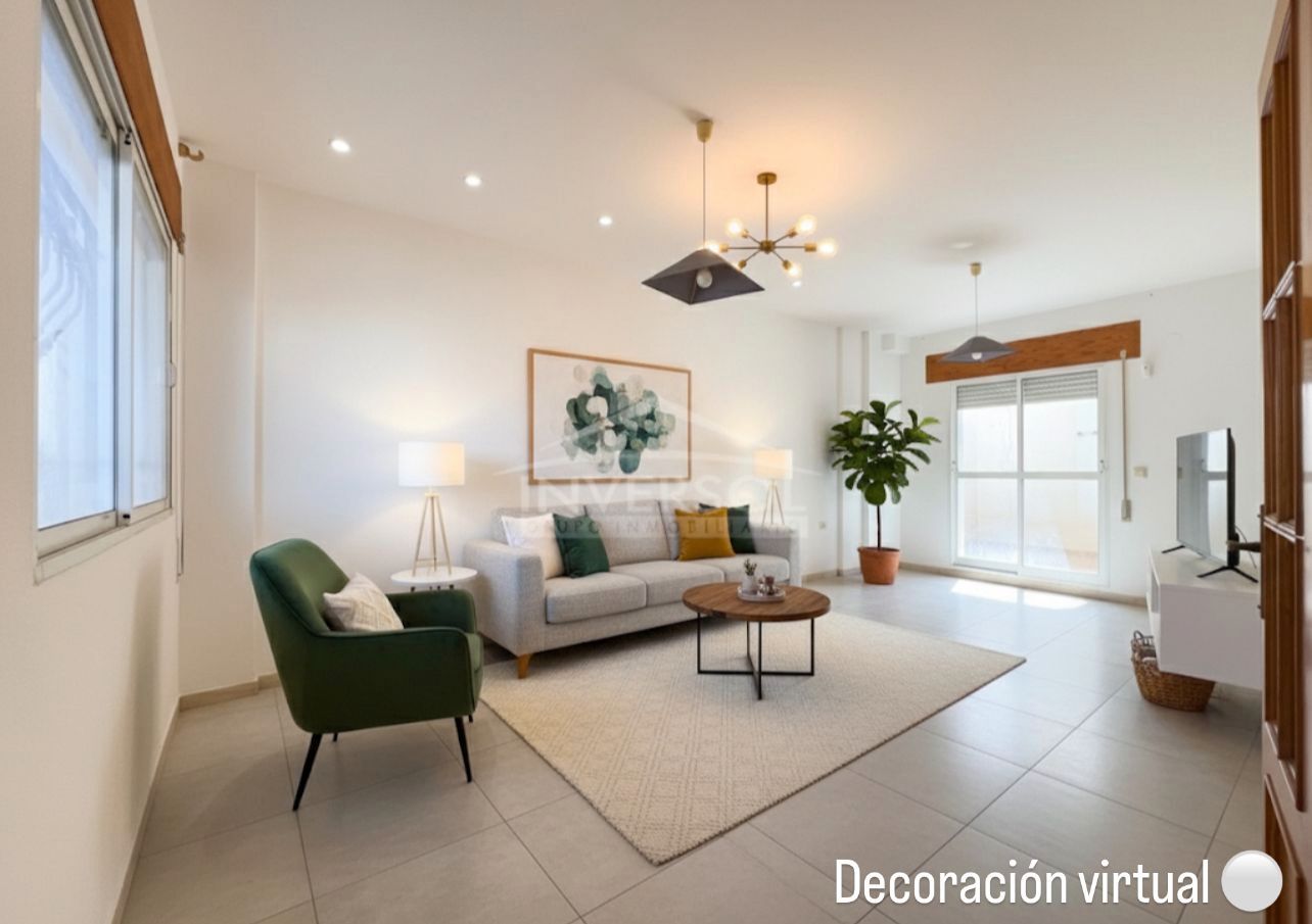 Living room of Single-family semi-detached for sale in Balanegra  with Terrace, Storage room and Balcony