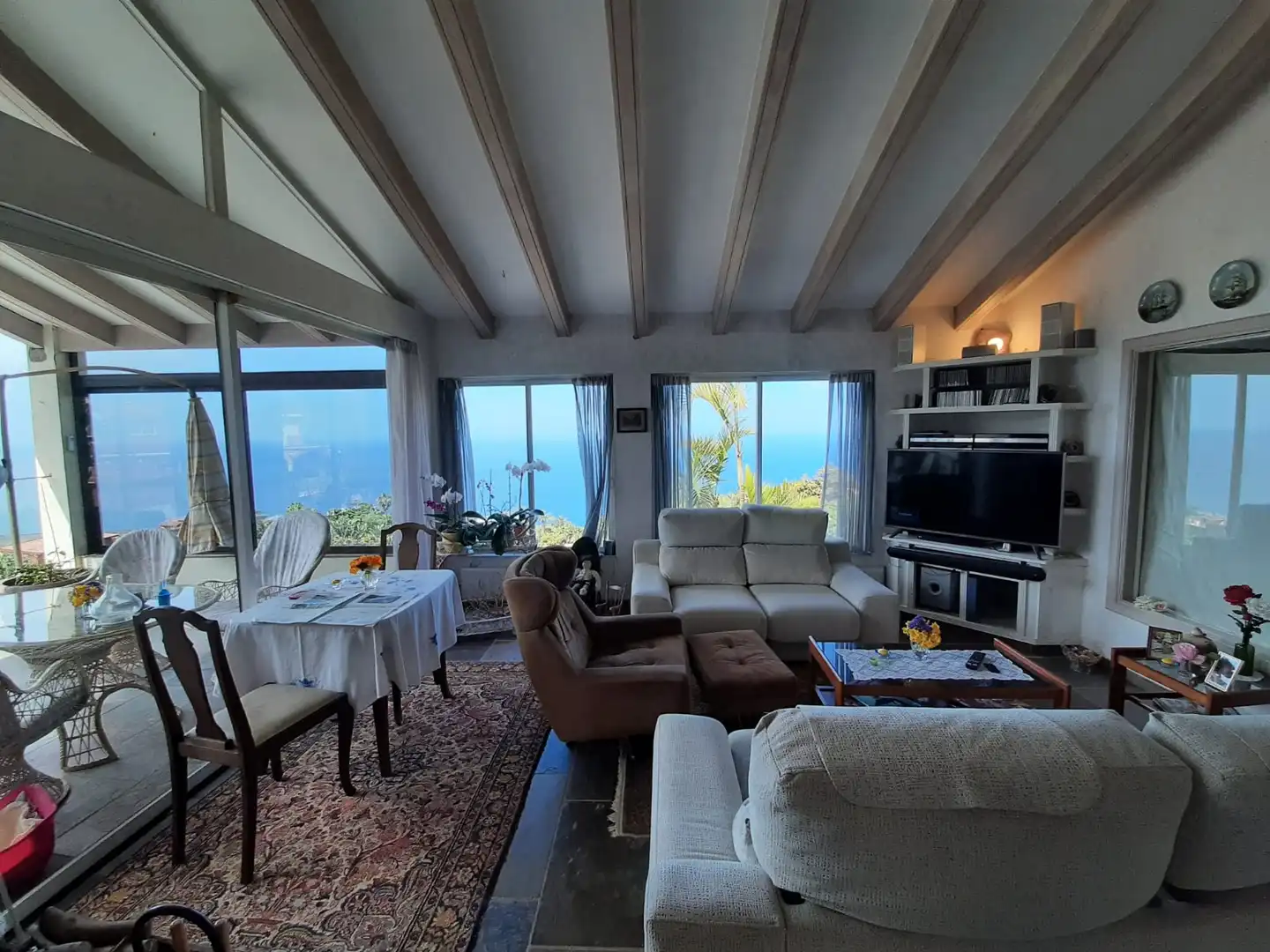 Sala de estar de Casa o chalet en venta en Santa Úrsula con Jardín privado, Terraza y Piscina