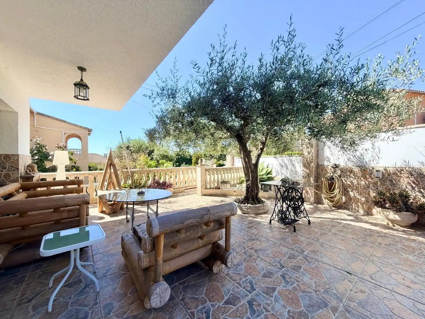 Terrassa de Casa o xalet en venda en Cunit amb Calefacció, Jardí privat i Terrassa