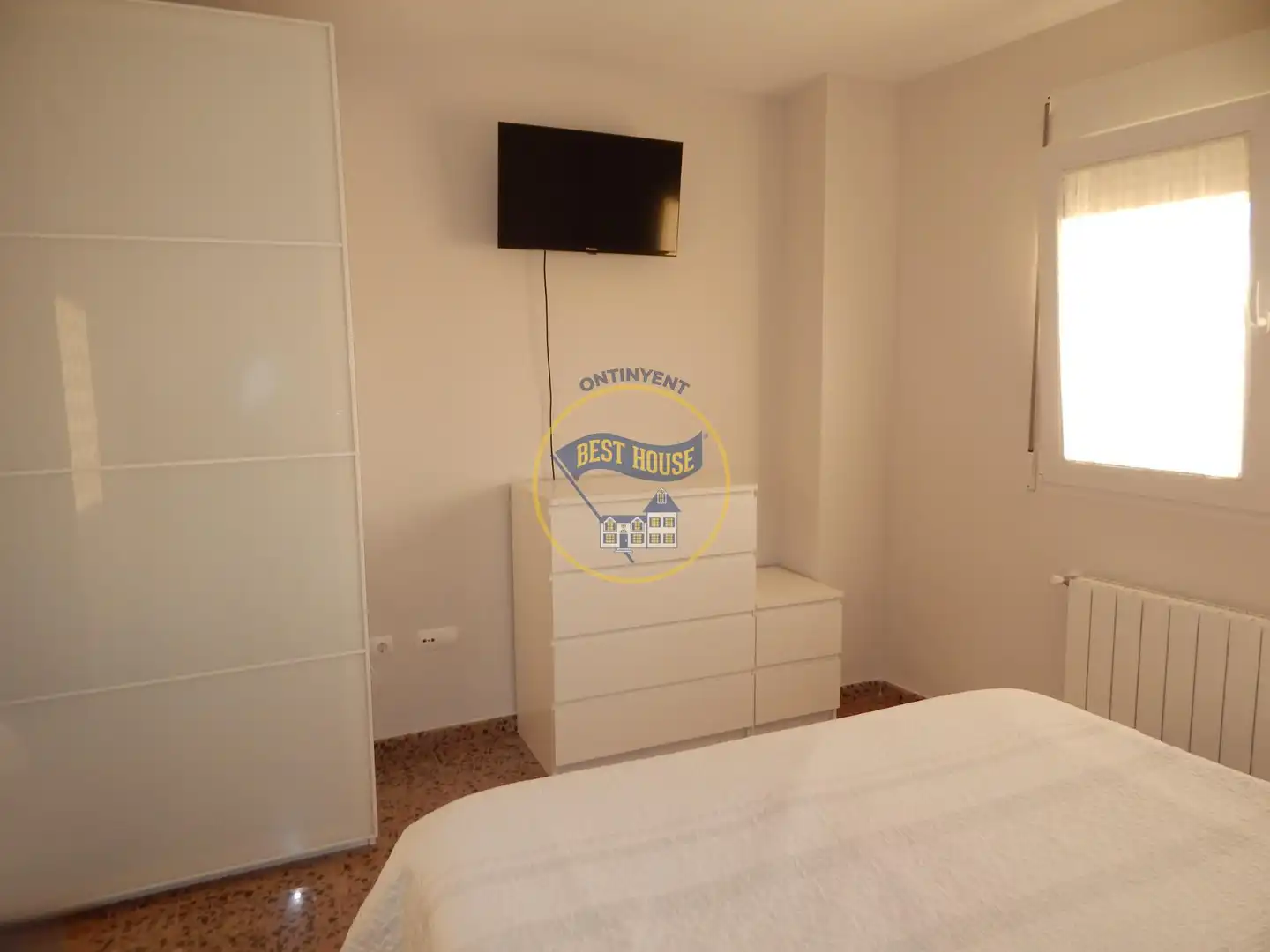 Schlafzimmer von Wohnung zum Verkauf in Bocairent mit Klimaanlage, Heizung und Abstellraum