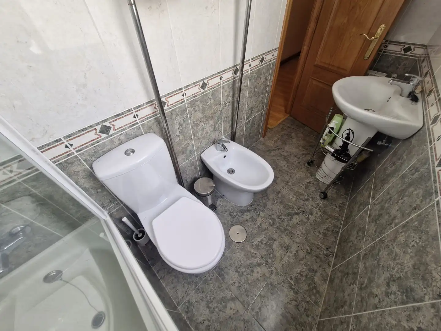 Bany de Dúplex en venda en Foz amb Calefacció, Terrassa i Moblat
