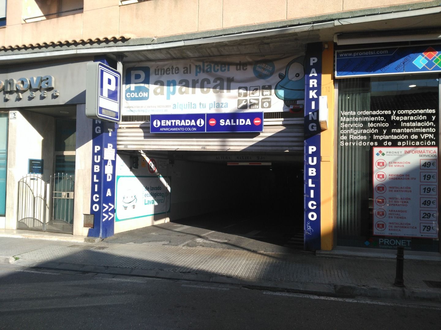Aparcament de Garatge de lloguer en Gandia