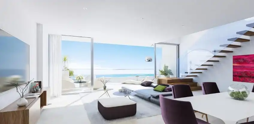Living room of Houses for sale in Benalmádena  with Air Conditioner, Furnished and Oven