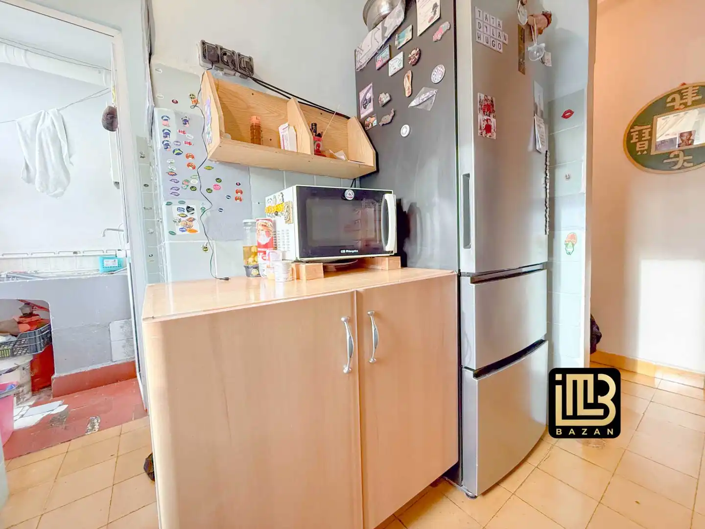 Kitchen of Flat for share in Málaga  with Furnished, Washing machine and Microwave