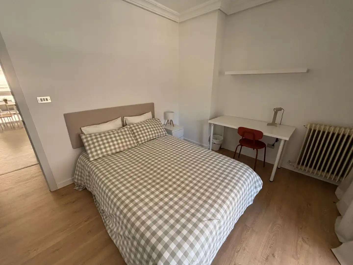 Schlafzimmer von Wohnung zur Miete in Murcia mit Klimaanlage, Heizung und Privatgarten