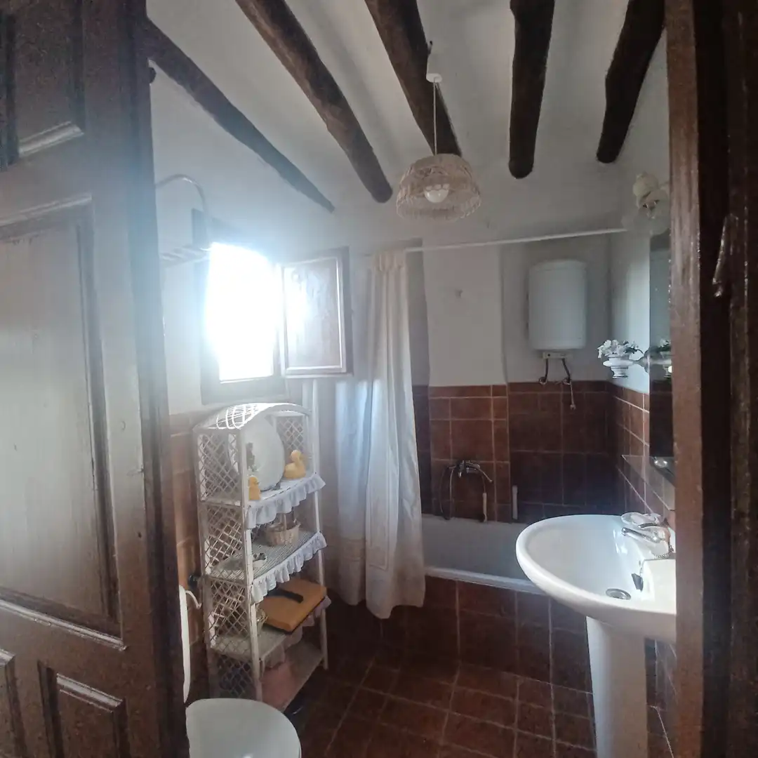 Baño de Finca rústica en venta en Villanueva del Rosario con Jardín privado, Terraza y Trastero