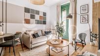 Living room of Apartment to rent in  Madrid Capital  with Air Conditioner