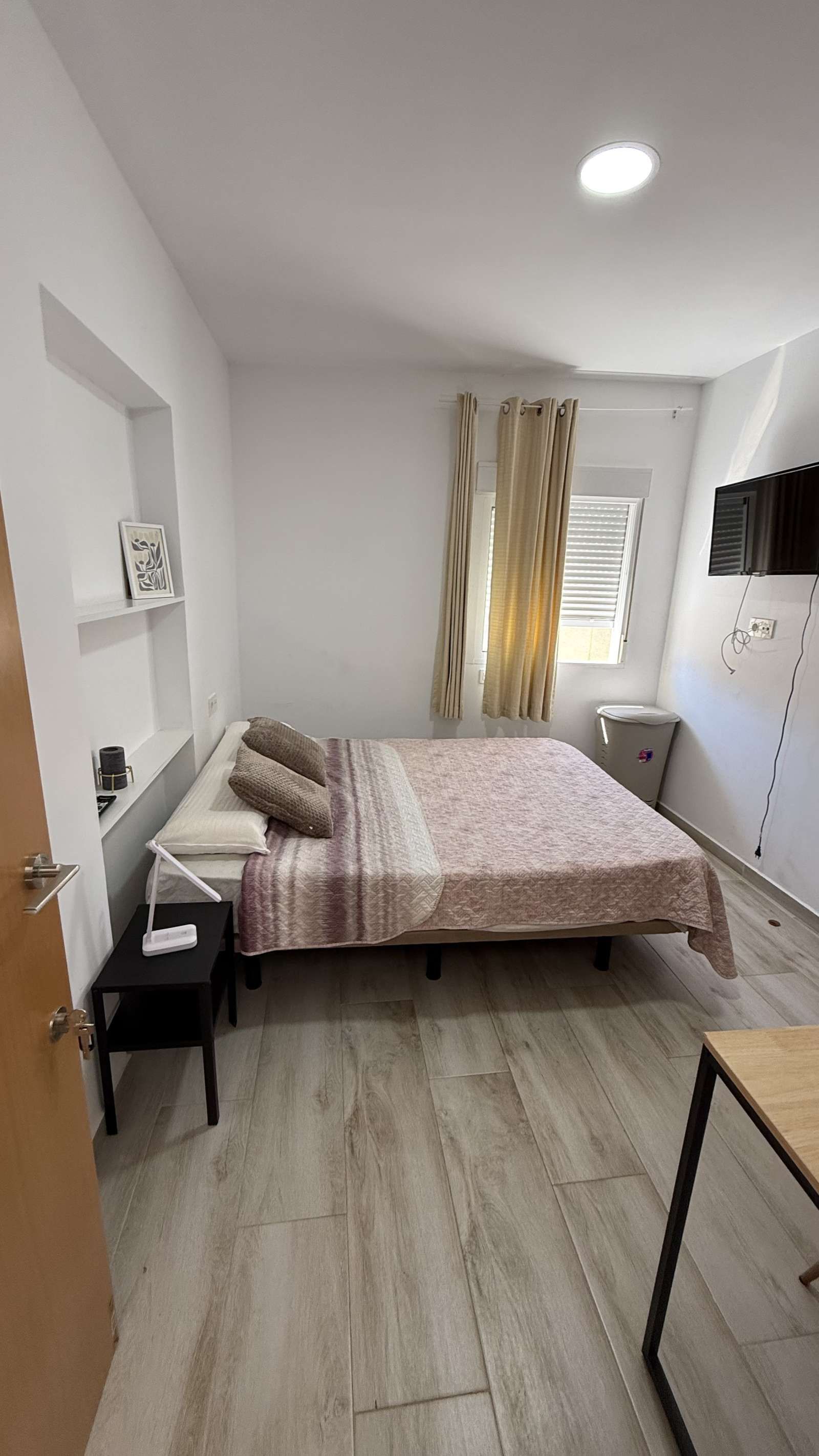 Habitación de Piso para compartir en  Murcia Capital con Aire acondicionado y Terraza