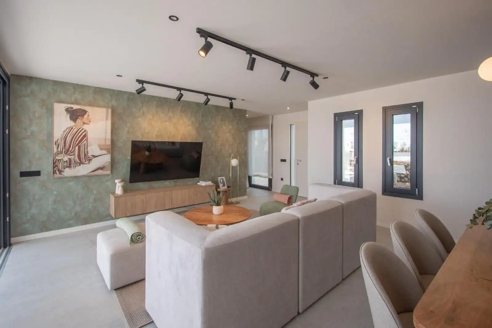 Sala de estar de Casa o chalet en venta en La Oliva con Trastero