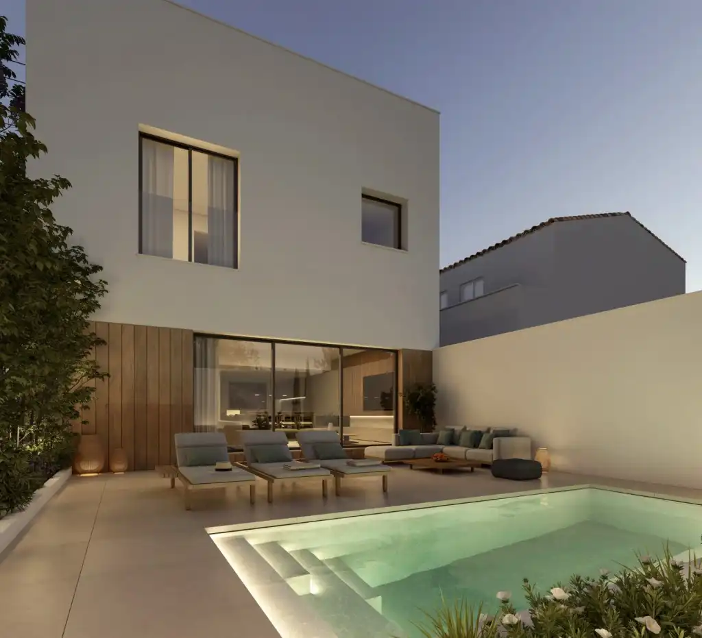 Terrassa de Casa o xalet en venda en Alcúdia amb Aire condicionat, Jardí privat i Terrassa