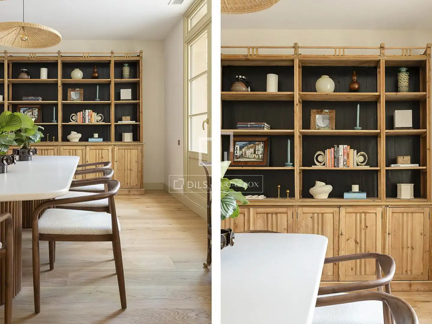 Dining room of Flat for sale in Barcelona  with Air Conditioner, Heating and Parquet flooring