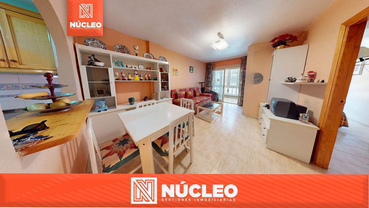 Sala d'estar de Apartament en venda en Torrevieja amb Moblat, Rentadora i TV