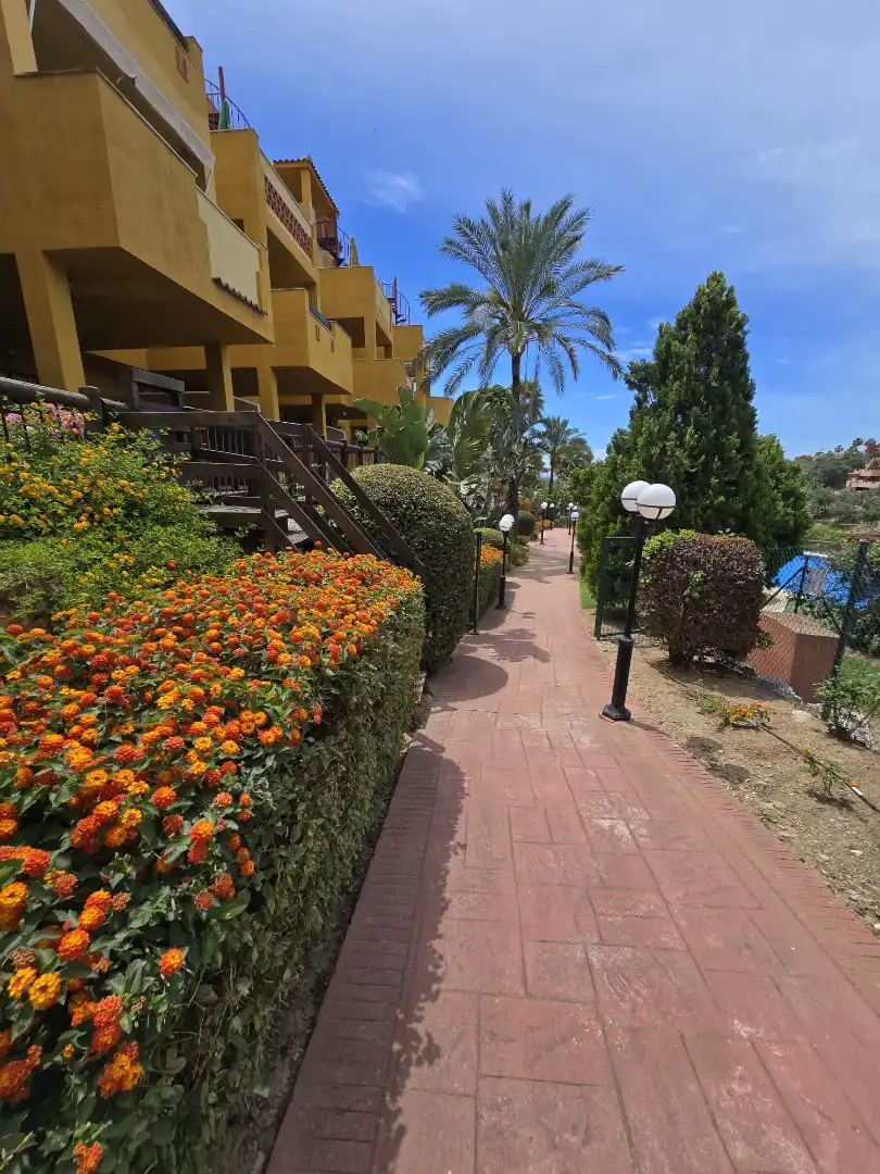 Vista exterior de Pis en venda en Marbella amb Terrassa, Traster i Piscina comunitària