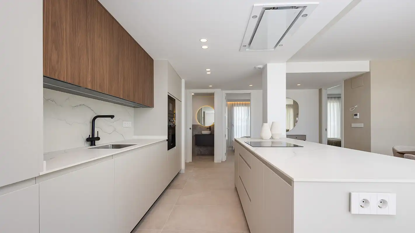 Cocina de Casa o chalet en venta en Mutxamel con Aire acondicionado, Calefacción y Jardín privado