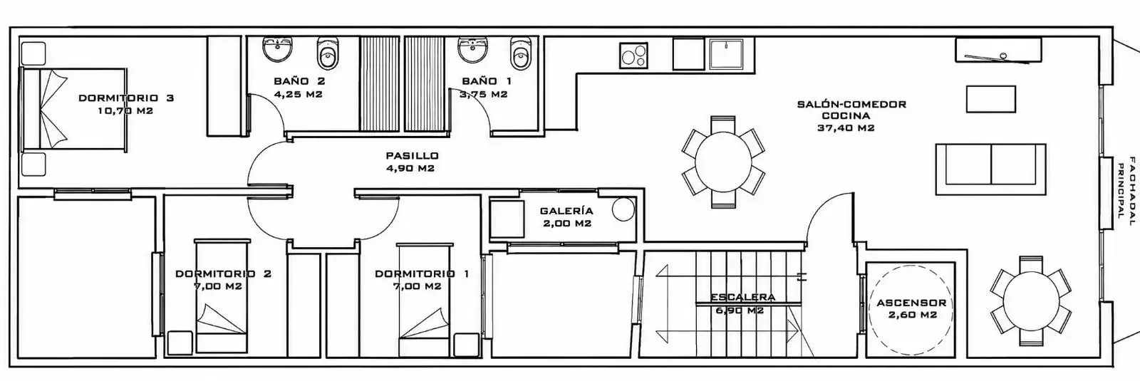 Flat with terrace for sale in Elche ciudad, imagen 5