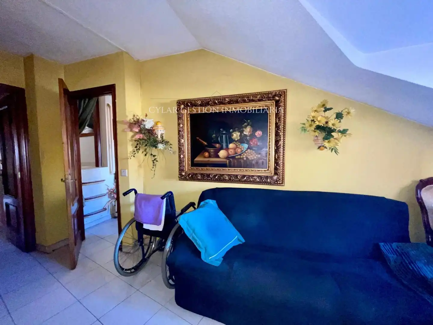 Living room of Attic for sale in Salamanca  with Heating, Terrace and Balcony