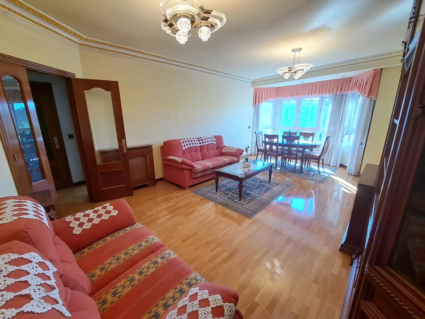 Living room of Flat for sale in Haro  with Heating, Storage room and Furnished