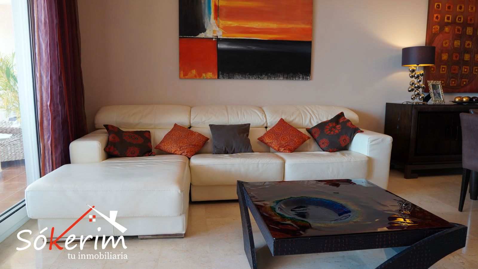 Living room of Flat for sale in Altea  with Air Conditioner, Terrace and Storage room