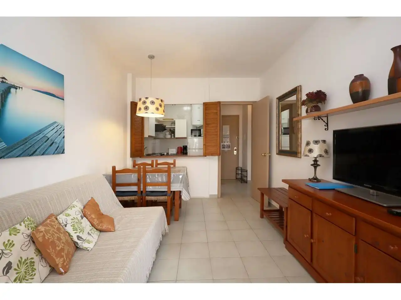 Living room of Attic for sale in Lloret de Mar  with Air Conditioner, Heating and Furnished
