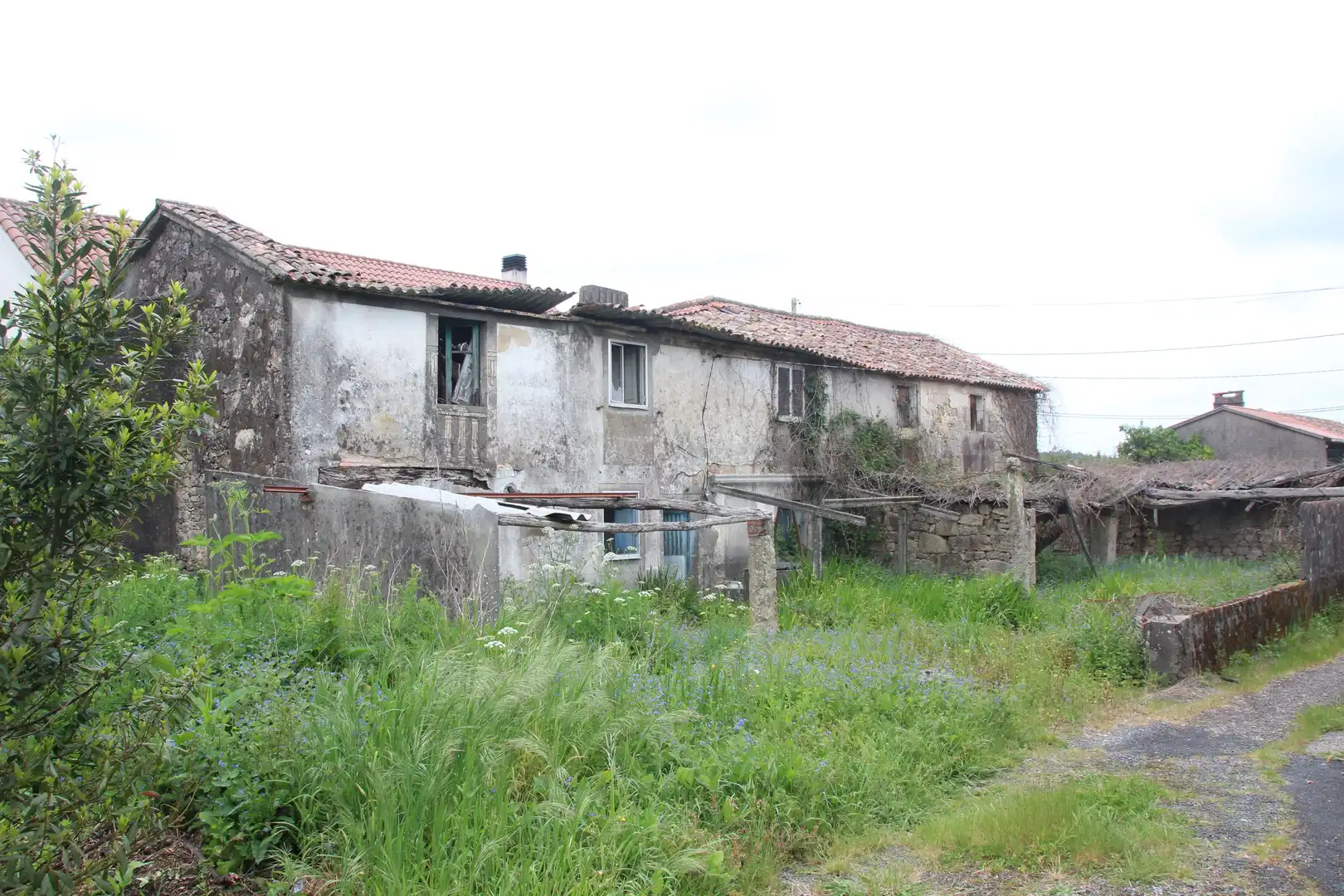Vista exterior de Casa o chalet en venta en Rois con Jardín privado