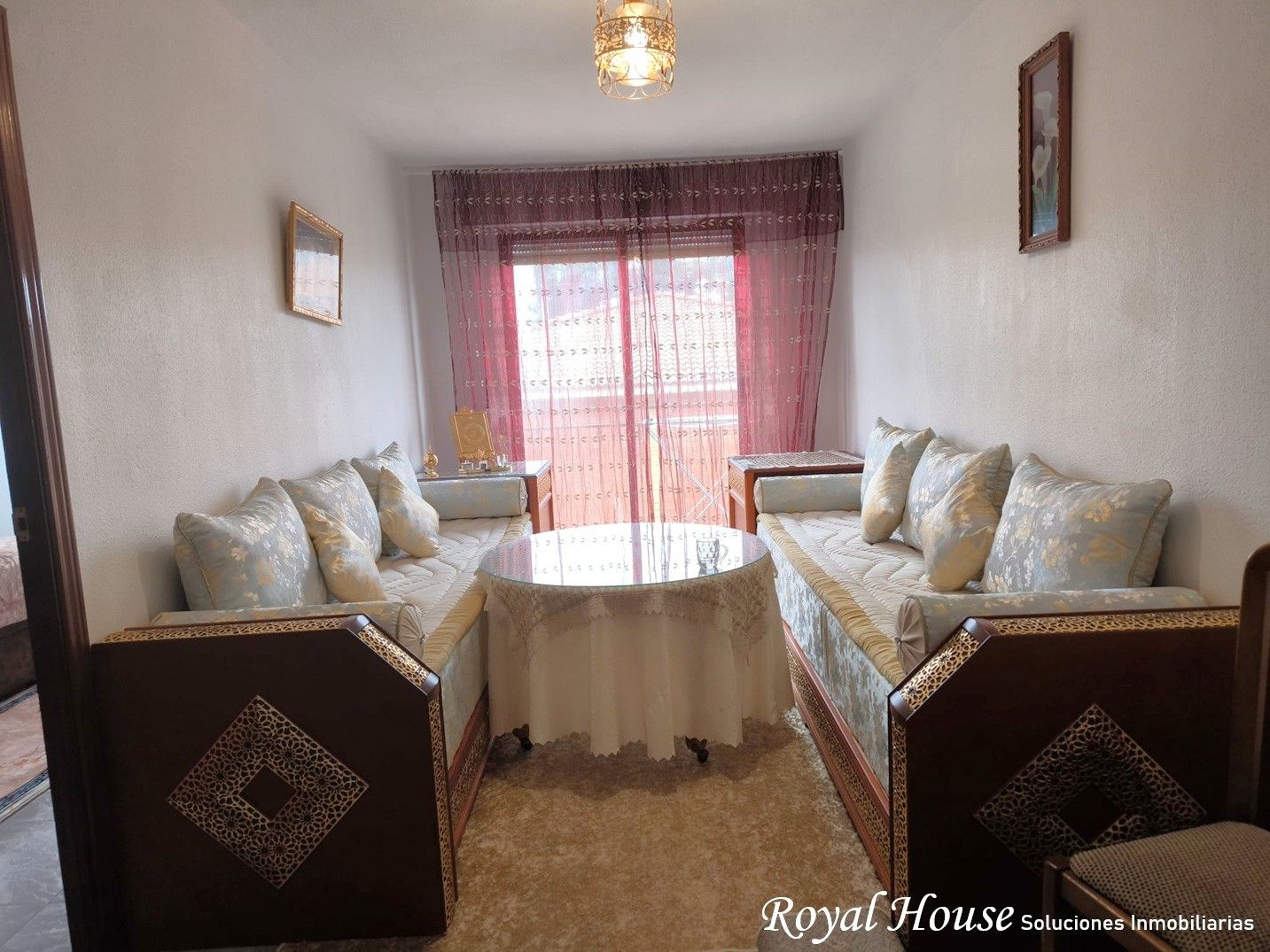 Living room of Apartment for sale in Collado Villalba  with Heating, Terrace and Oven