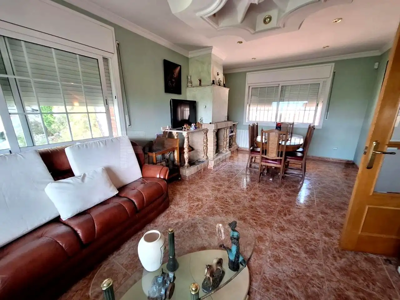 Sala d'estar de Casa o xalet en venda en Argentona amb Calefacció, Jardí privat i Terrassa