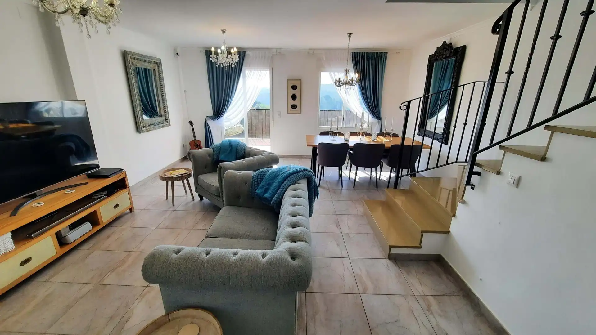 Living room of Detached homes for sale in Murla  with Air Conditioner, Heating and Storage room