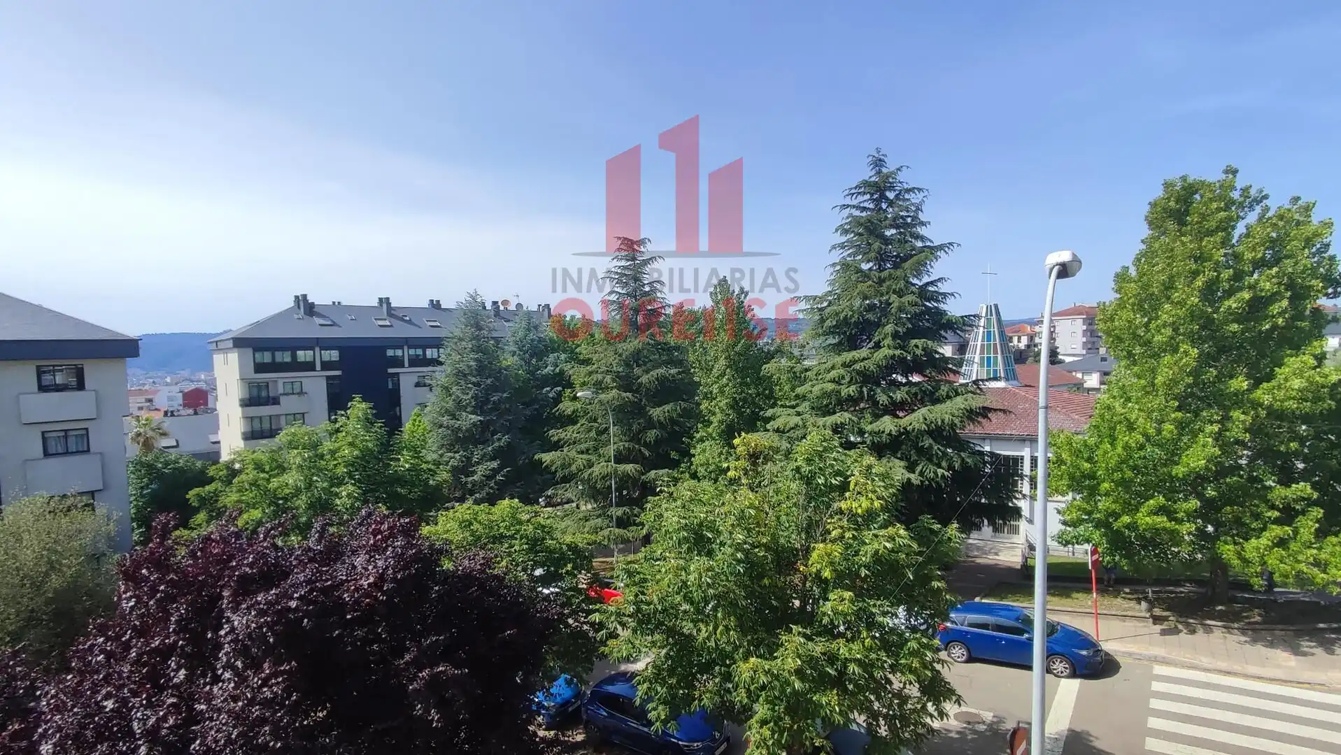 Exterior view of Flat for share in Ourense Capital   with Heating and Furnished