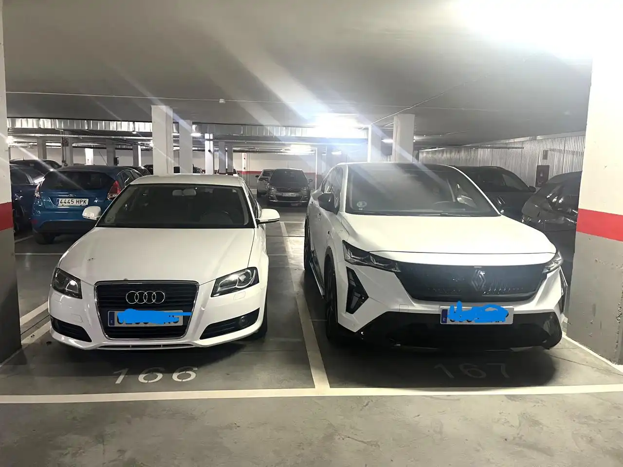 Parking of Flat for rent in Madrid  with Air Conditioner, Storage room and Furnished