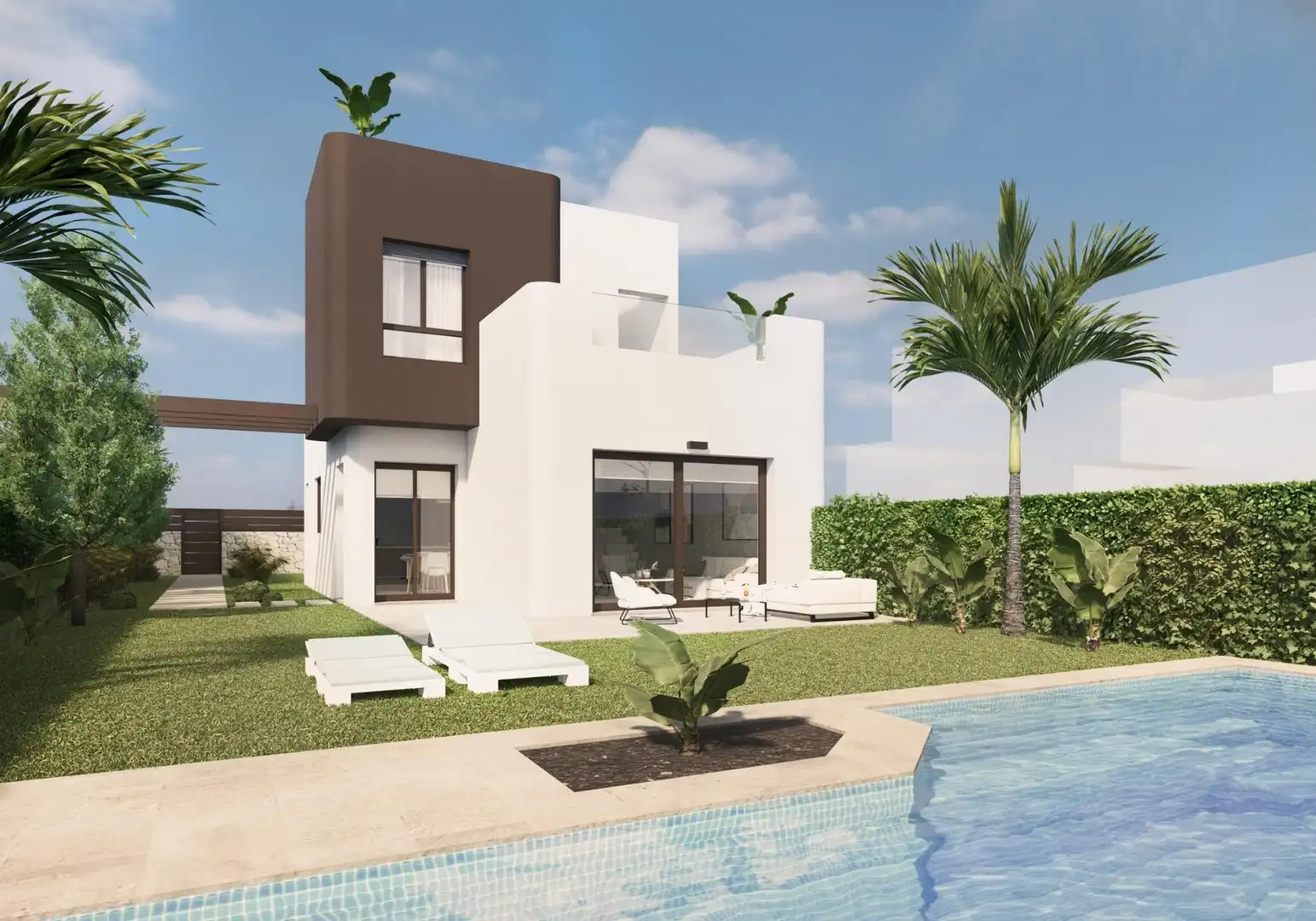 Villa mit Pool zum Verkauf in El Pinar de Campoverde, imagen 2
