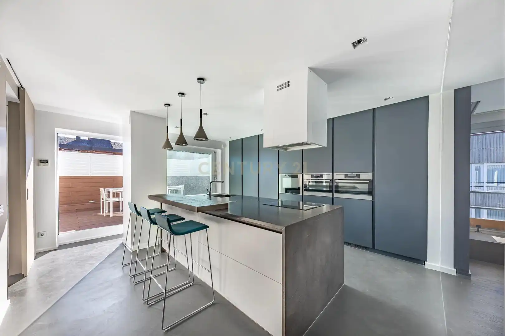 Kitchen of Apartments for rent in Barcelona  with Air Conditioner, Swimming Pool and Oven