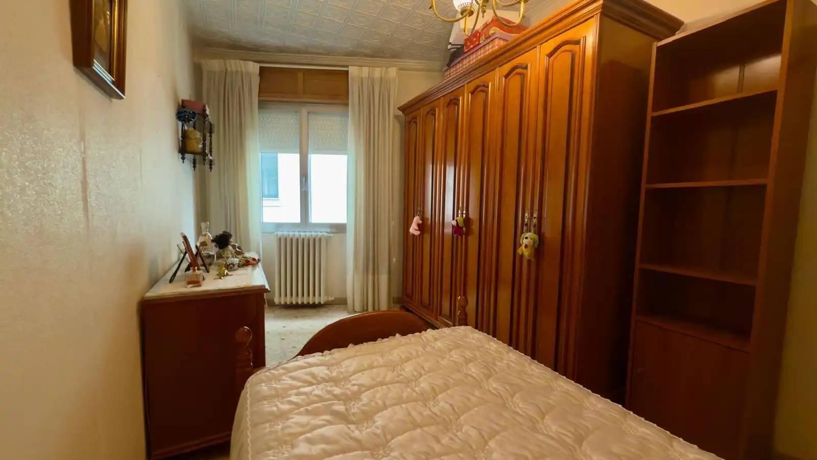 Bedroom of Flat for sale in Ourense Capital   with Heating, Storage room and Furnished