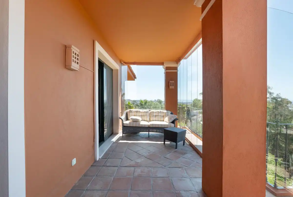 Terraza de Ático de alquiler en Estepona con Aire acondicionado, Jardín privado y Terraza