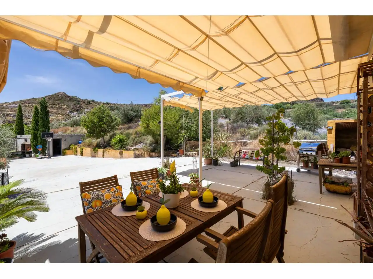 Terraza de Finca rústica en venta en Felix con Jardín privado, Terraza y Amueblado