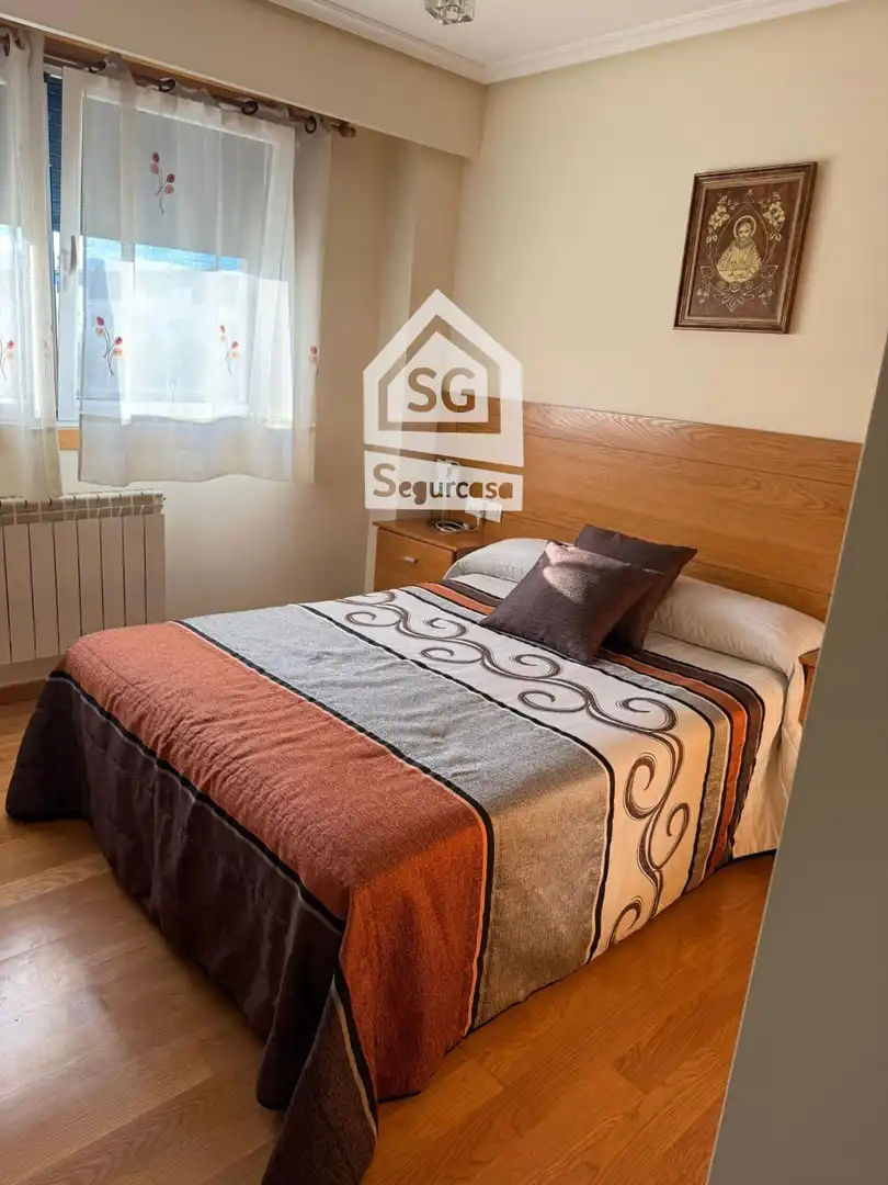 Bedroom of Flat for sale in Ourense Capital   with Heating, Terrace and Storage room