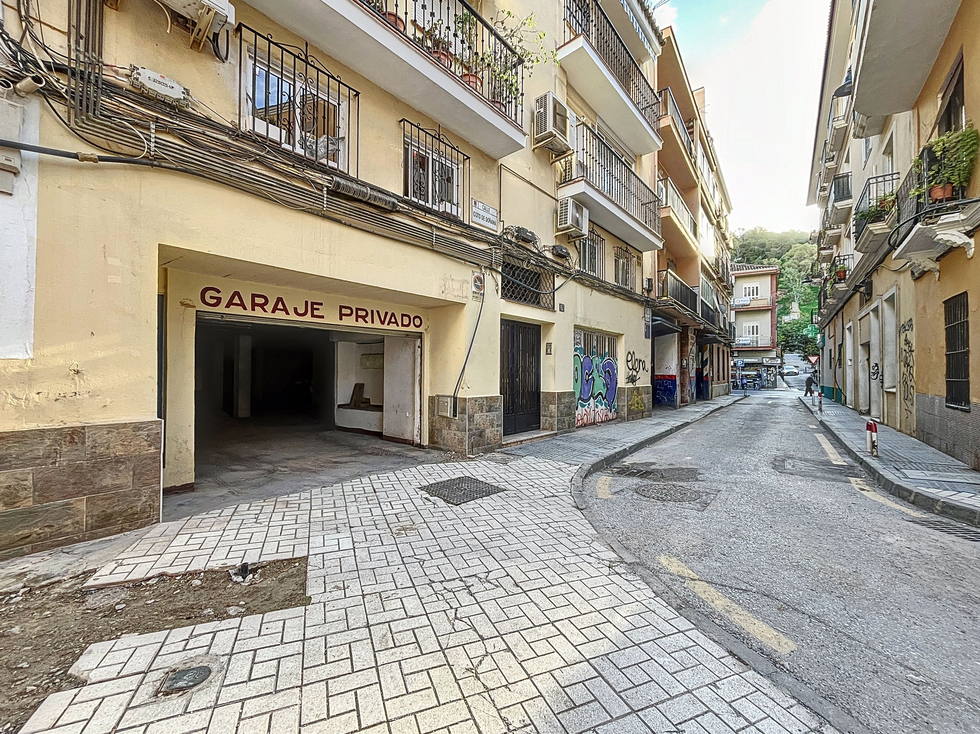 Vista exterior de Garatge en venda en Málaga Capital
