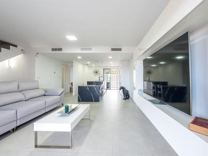 Living room of Duplex for sale in  Murcia Capital  with Air Conditioner, Terrace and Balcony