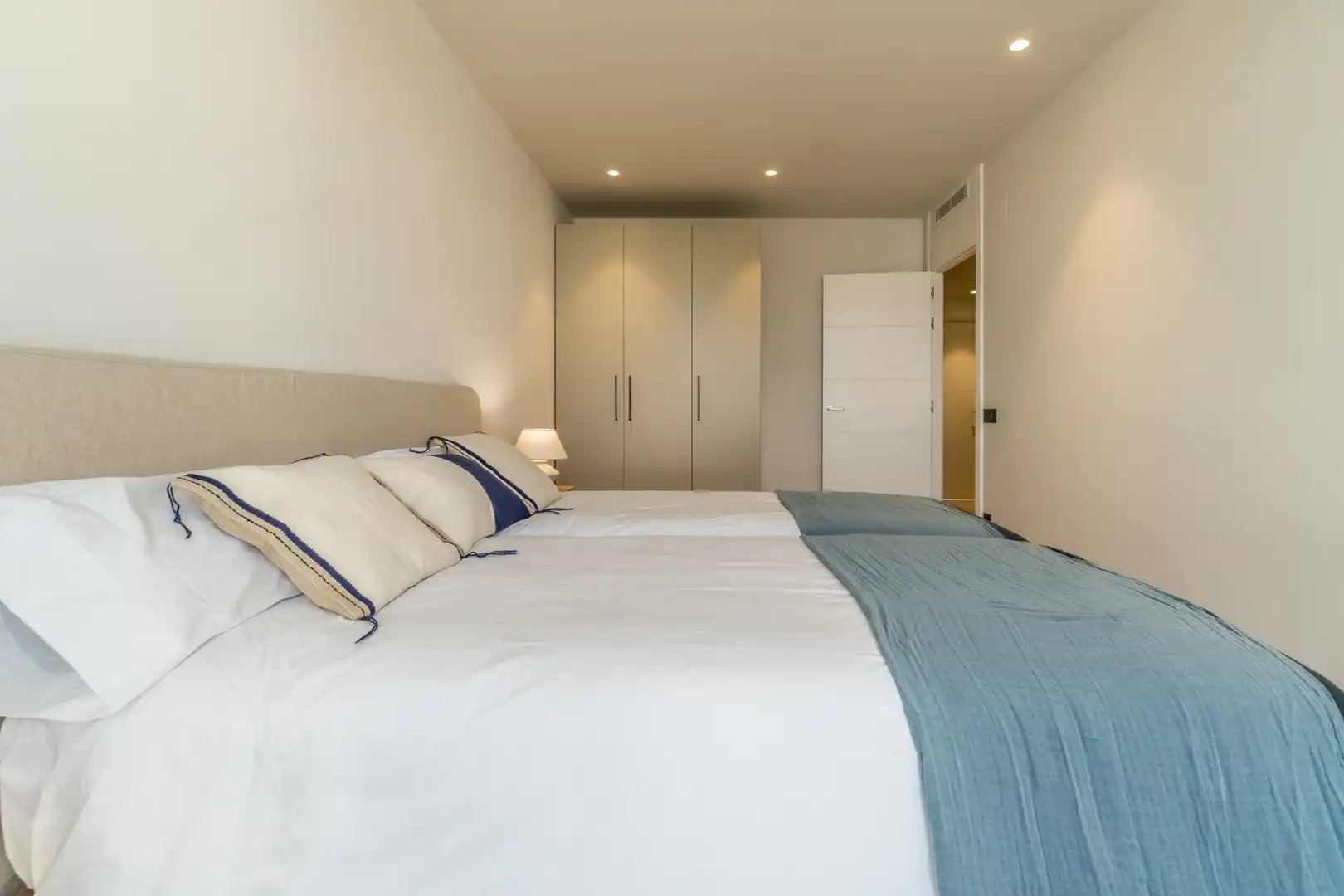 Habitación de Casa adosada de alquiler en Cambrils con Aire acondicionado, Calefacción y Jardín privado