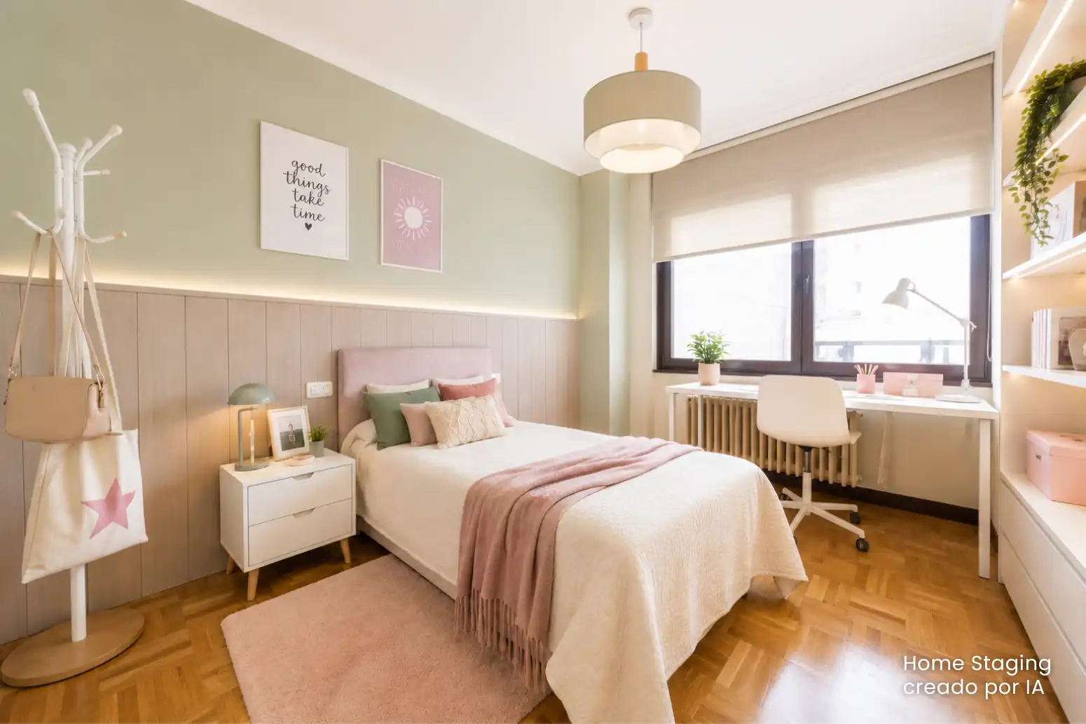 Bedroom of Flat for sale in Gijón   with Heating, Parquet flooring and Terrace