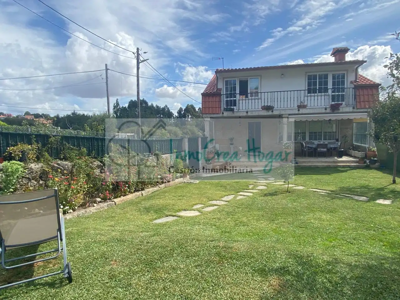 Jardí de Casa o xalet en venda en Vigo  amb Calefacció, Jardí privat i Terrassa