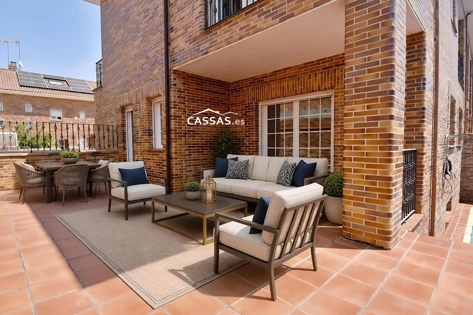 Terrace of Detached homes for sale in Torrejón de Ardoz  with Air Conditioner, Heating and Parquet flooring