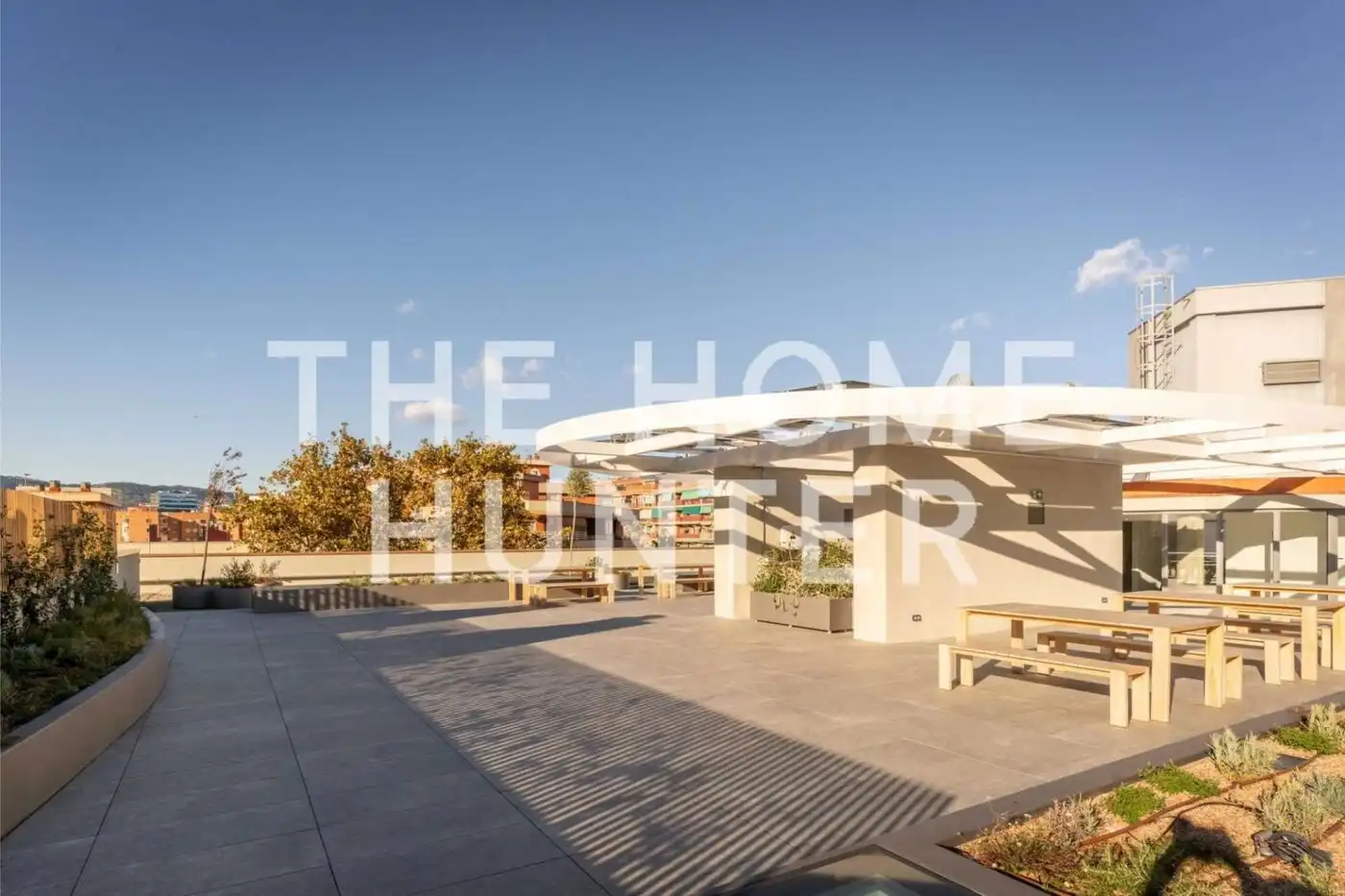 Terrasse von Büro zur Miete in Barcelona mit Heizung und Abstellraum