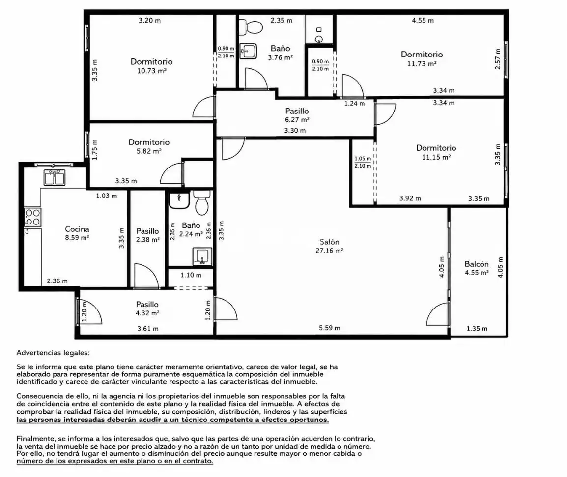 Piso en venta en Barcelona con Aire acondicionado, Calefacción y Balcón
