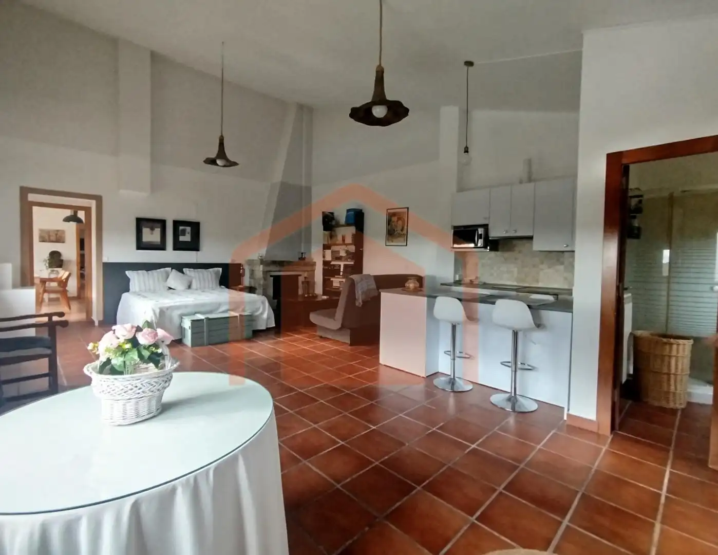 Küche von Country house zum Verkauf in Cipérez mit Klimaanlage, Heizung und Terrasse