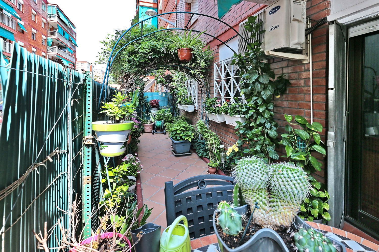 Balcony of Flat for sale in  Barcelona Capital  with Air Conditioner, Heating and Private garden