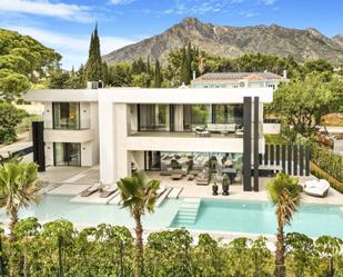 Exterior view of House or chalet for sale in Marbella  with Air Conditioner, Private garden and Terrace