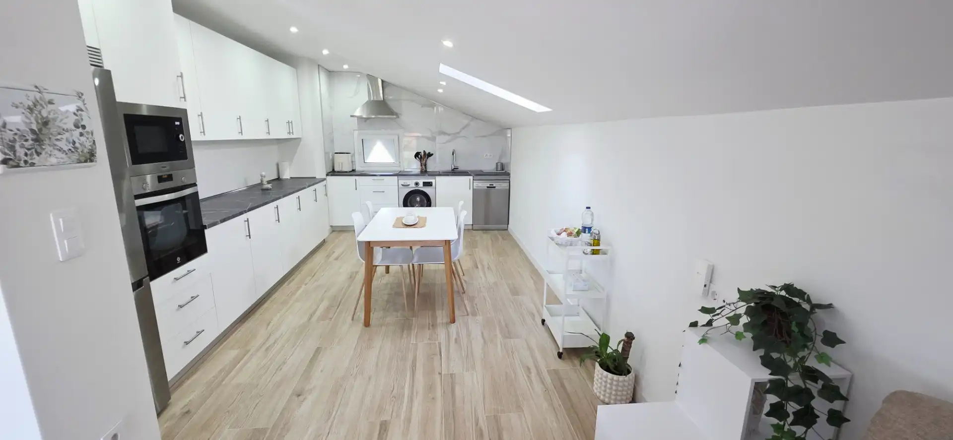Cocina de Estudio de alquiler en Sopela con Calefacción, Amueblado y Horno