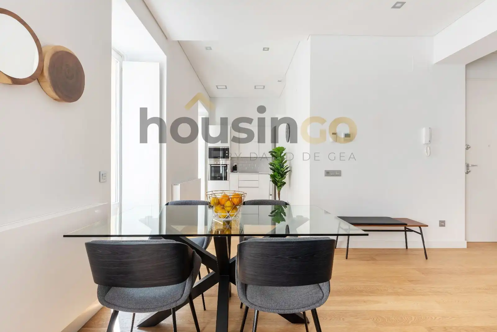 Esszimmer von Wohnung zur Miete in Madrid mit Klimaanlage, Terrasse und Möbliert