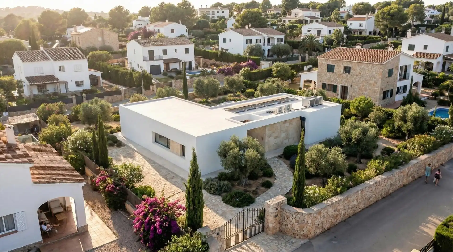 Vista exterior de Casa o chalet en venta en Aspe con Aire acondicionado, Jardín privado y Terraza